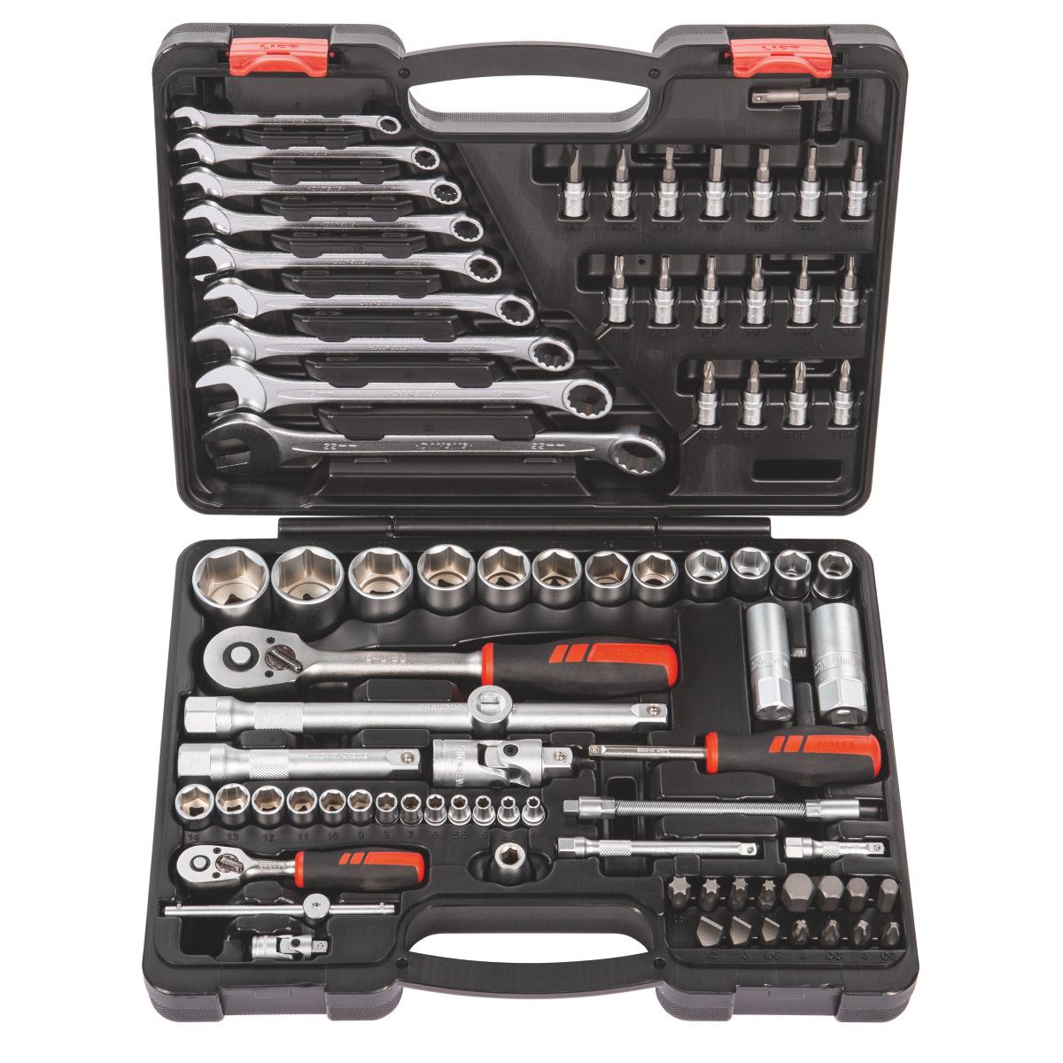 SOCKET SET 82 PCS. 1/4+1/2 SOCKET SET 82 PCS. 1/4+1/2